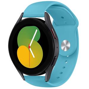 Strap-it Samsung Galaxy Watch 5 40mm sport bandje (lichtblauw)