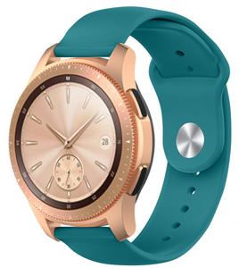 Strap-it Samsung Galaxy Watch 42mm sport bandje (groen-blauw)