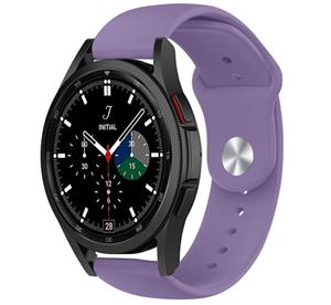 Strap-it Samsung Galaxy Watch 4 Classic 42mm sport bandje (lichtpaars)