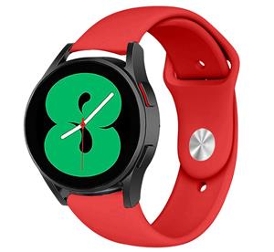 Strap-it Samsung Galaxy Watch 4 44mm sport bandje (rood)