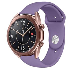 Strap-it Samsung Galaxy Watch 3 41mm sport bandje (lichtpaars)