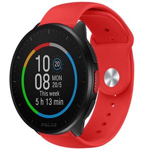 Strap-it Polar Pacer sport bandje (rood)