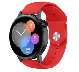 Strap-it Huawei Watch GT 3 42mm sport bandje (rood)