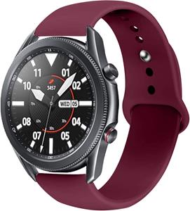 Strap-it Samsung Galaxy Watch 3 45mm sport bandje (bordeaux)