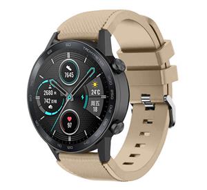 Strap-it Honor Magic Watch 2 siliconen bandje (beige)