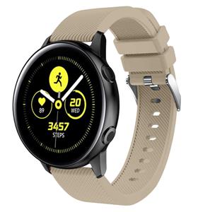 Strap-it Samsung Galaxy Active siliconen bandje (beige)