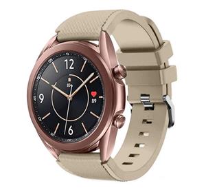 Strap-it Samsung Galaxy Watch 3 41mm siliconen bandje (beige)