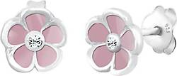 Elli Kinderen bloem gebloemd kristal in 925 sterling zilver