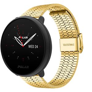 Strap-it Polar Ignite 2 roestvrij stalen band (goud)