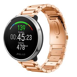 Strap-it Polar Unite stalen band (rosé goud)