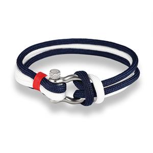 LGT JWLS LGT Jewels Marine armband Double Navy Blue White