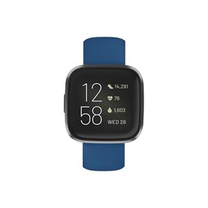 Hama Polsband Voor Fitbit Versa 2/Versa (Lite) Vervangende Sil. Polsband Blauw