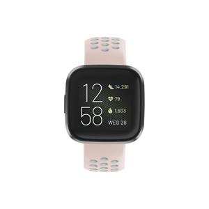 Hama Sportarmband für Fitbit Versa 2/Versa (Lite) grau/rosa