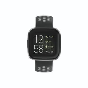 Hama Sportarmband für Fitbit Versa 2/Versa (Lite) grau/schwarz