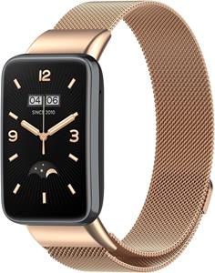 Strap-it Xiaomi Smart Band 7 Pro Milanese band (rosé goud)