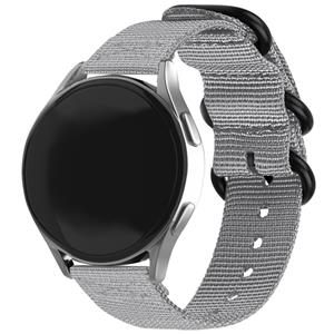 Strap-it Huawei Watch GT 2 Pro nylon gesp bandje (grijs)