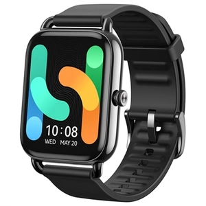 Haylou RS4 Plus LS11 Waterbestendige Smartwatch - Siliconen Band - Zwart