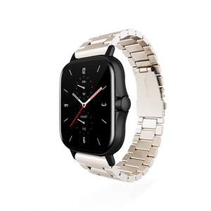 Strap-it Xiaomi Amazfit GTS stalen band (sterrenlicht)