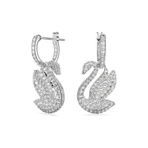 Swarovski - 5647545 - Iconic Swan - Zilverkleur - Oorbellen