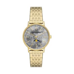 Armani Exchange Lola Dames Gouden Horloge AX5586