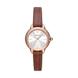 Emporio Armani Mia Dames Horloge Bruin AR11525