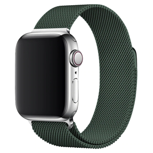 Strap-it Apple Watch Milanese band (donkergroen)