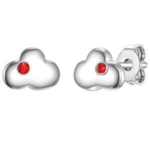 Glanzstücke München, Ohrstecker Wolke in silber, Schmuck für Accessoires