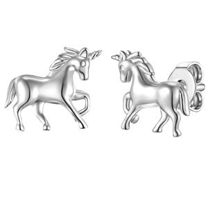 Glanzstücke München, Ohrstecker Einhorn in silber, Schmuck für Accessoires