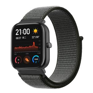 Strap-it Xiaomi Amazfit GTS nylon band (groen)