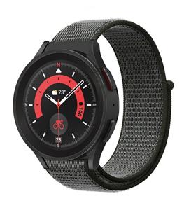 Strap-it Samsung Galaxy Watch 5 Pro nylon band (groen)