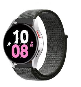 Strap-it Samsung Galaxy Watch 5 - 44mm nylon band (groen)