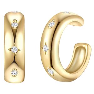 Glanzstücke München, Ohrklemmen in gold, Schmuck für Damen