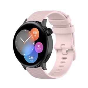 Strap-it Huawei Watch GT 3 42mm Luxe Siliconen bandje (roze)