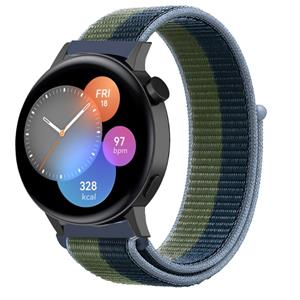 Strap-it Huawei Watch GT 3 42mm nylon band (moss green)