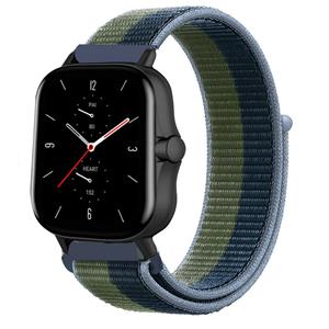 Strap-it Amazfit GTS 2 nylon band (moss green)