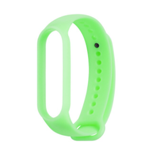Strap-it Xiaomi Mi Band 6 siliconen bandje (lichtgevend groen)