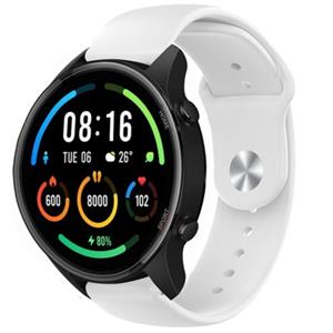 Strap-it Xiaomi Mi Watch sport band (wit)