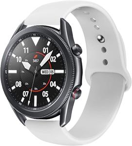Strap-it Samsung Galaxy Watch 3 sport band 45mm (wit)