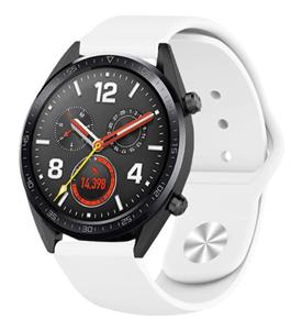 Strap-it Huawei Watch GT sport band (wit)