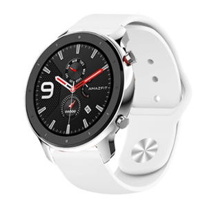 Strap-it Xiaomi Amazfit GTR sport band (wit)