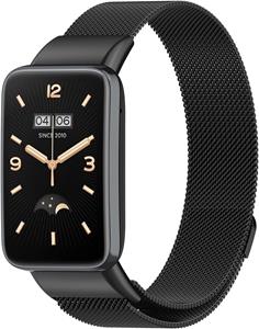 Strap-it Xiaomi Smart Band 7 Pro Milanese band (zwart)