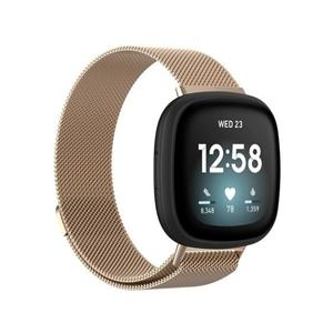 Strap-it Fitbit Versa 3 Milanese band (champagne)