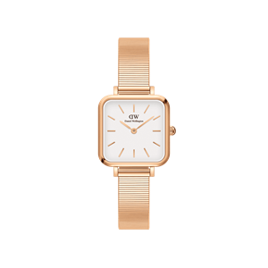 Daniel Wellington DW Klok Quadro Studio 22x22mm Roze Goud