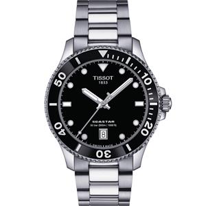 Tissot Seastar Seastar Herrenuhr in Silber T1204101105100