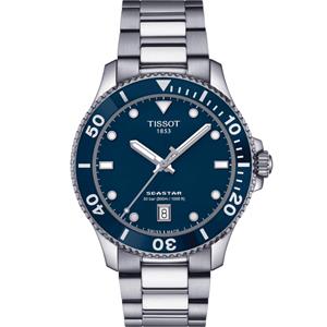 Tissot Seastar Seastar Herrenuhr in Silber T1204101104100