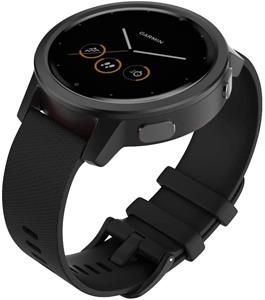 Strap-it Garmin Vivomove 3s silicone band - 39mm - zwart