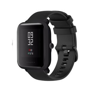 Strap-it Amazfit Bip Luxe Siliconen bandje (zwart)