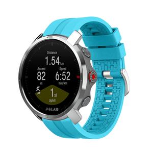 Strap-it Polar Grit X extreme silicone band (lichtblauw)