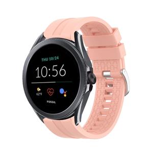 Strap-it Fossil Gen 6 44mm extreme silicone band (roze)