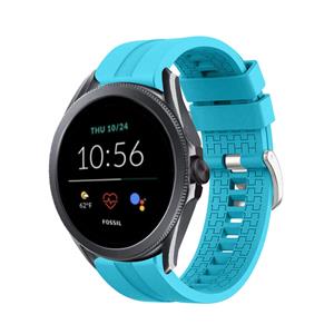 Strap-it Fossil Gen 5e 44mm extreme silicone band (lichtblauw)